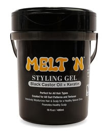 Melt N' -  Black Castor Oil + Keratin - Styling Gel by EBIN New York