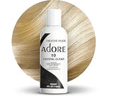 Adore Semi Permanent Hair Color - Vegan and Cruelty-Free Clear Hair Dye - 4oz