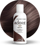 Adore Semi Permanent Hair Color - Vegan and Cruelty-Free Clear Hair Dye - 4oz