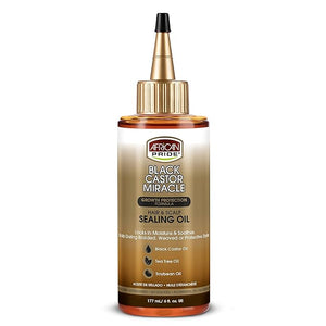 African Pride Black Castor Miracle Hair & Scalp Sealing Oil 6 oz