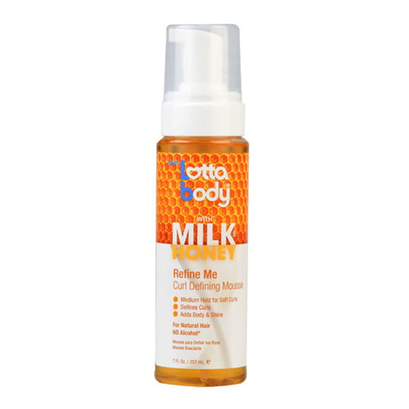 Lottabody Milk & Honey Refine Me Curl Defining Mousse 7oz