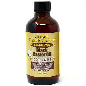 Jamaican Mango & Lime Black Castor Oil, Coconut 4 Oz.