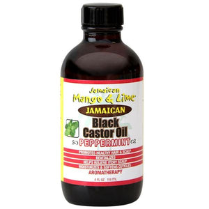 Jamaican Mango & Lime Black Castor Oil Peppermint 4 Oz